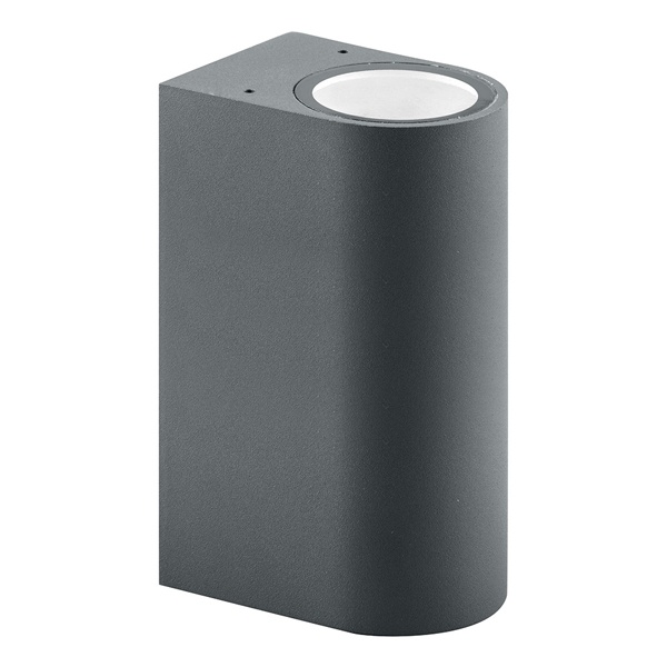 Светильник садово-парковый Техно Feron DH015 230V 2xGU10 81x150x92mm серый без лампы