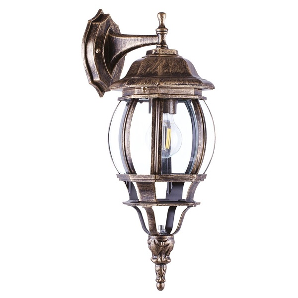 Светильник садово-парковый Классика Feron 8102 E27 160х220х450мм черное золото