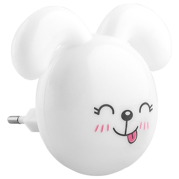 Светильник ночник Зайчик Feron FN1167 4LED 0.5W 220V белый