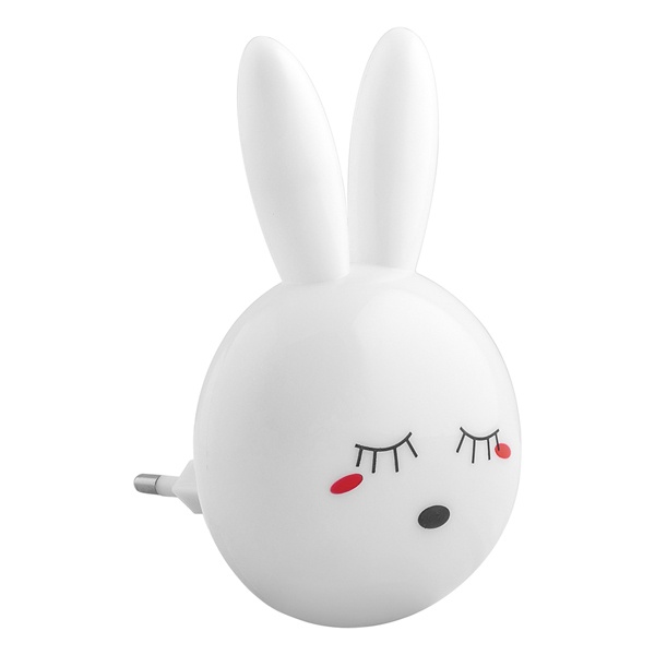 Светильник ночник Зайчик Feron FN1168 4LED 0.5W 220V белый