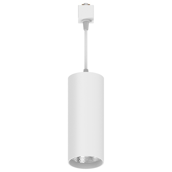 Трековый светодиодный светильник AL115 15W 4000K 1350Lm 35° однофазный, белый на подвесе