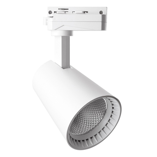 Трековый светодиодный светильник AL100 20W 4000K 1080Lm 35° однофазный, белый