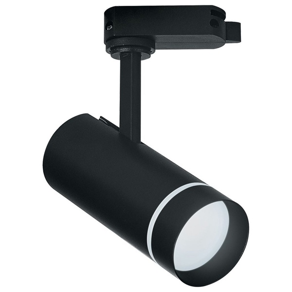 Трековый светодиодный светильник AL106 12W 4000K 1080Lm 80° однофазный, черный