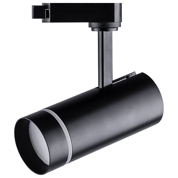 Трековый светодиодный светильник AL106 20W 4000K 1800Lm 80° однофазный, черный