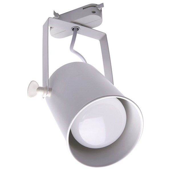 Светильник трековый Feron AL157 под лампу C35, C37, G45, A50, A55, A60 50W 230V E27 однофазный белый