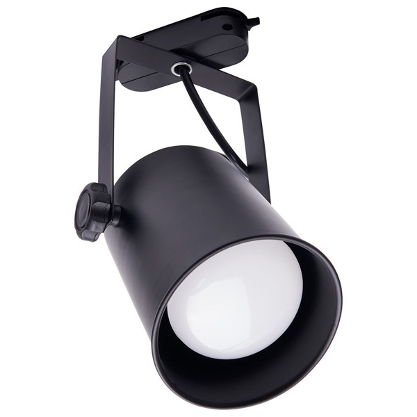 Светильник трековый Feron AL157 под лампу C35, C37, G45, A50, A55, A60 50W 230V E27 однофазный черны