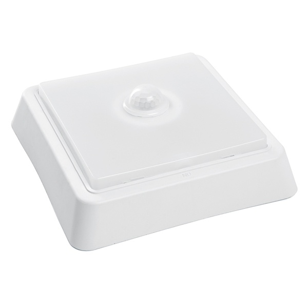 Светильник светодиодный с ИК-датчиком Feron AL3023 пластиковый корпус 10W 4000K IP20 квадрат белый