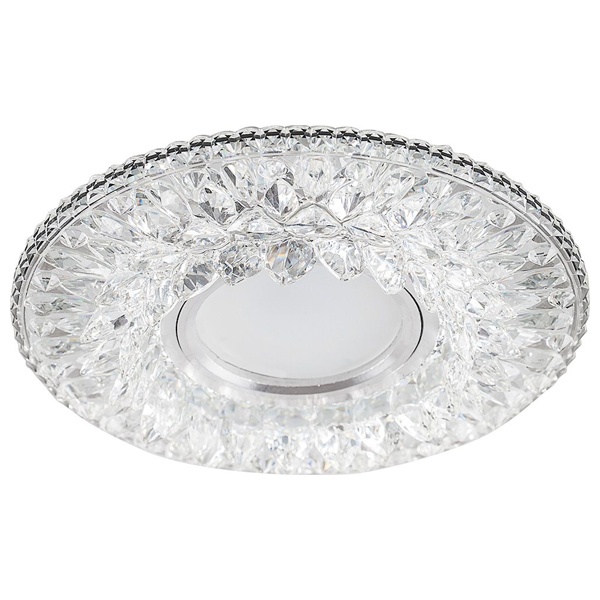 Светильник встраиваемый с LED подсветкой Feron CD942 потолочный MR16 G5.3 прозрачный