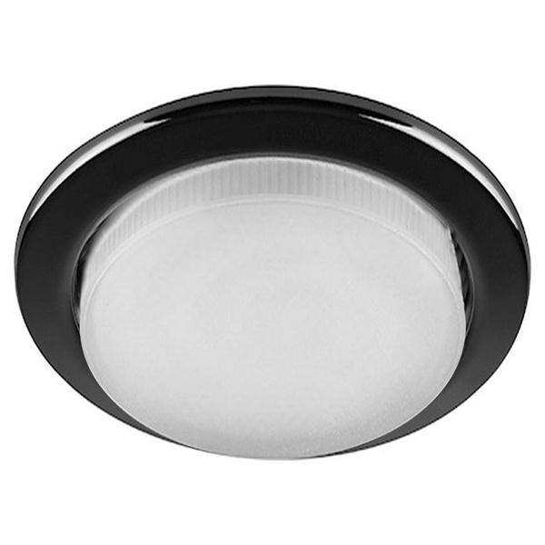 Светильник встраиваемый Feron DL53 потолочный GX53 черный хром, без лампы