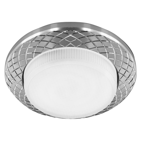 Светильник встраиваемый Feron DL388 потолочный GX53 хром, без лампы