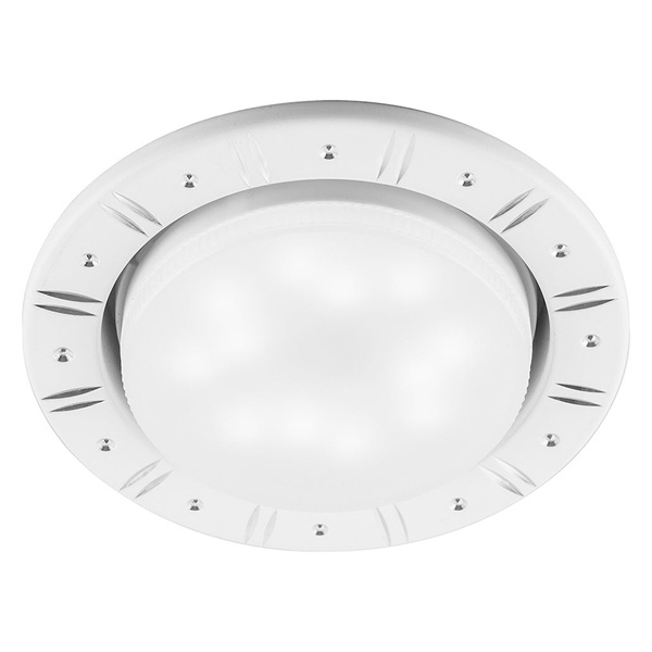 Светильник встраиваемый Feron DL393 потолочный GX53 белый, без лампы