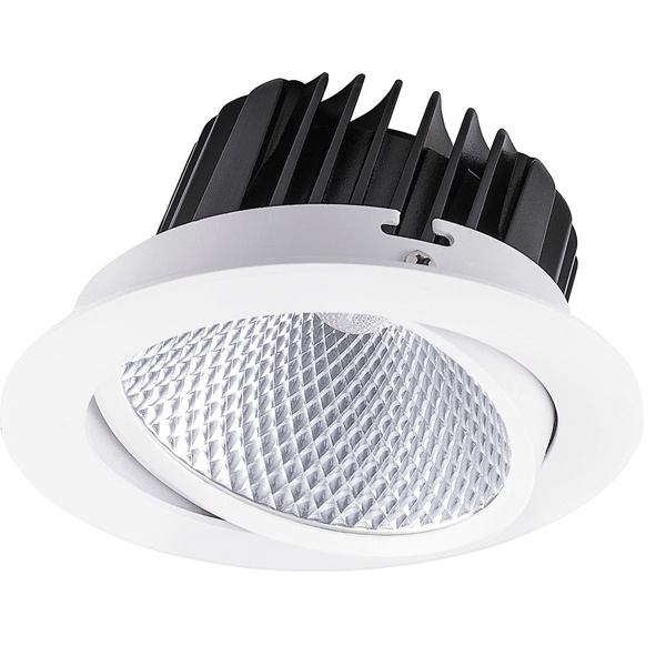 Светильник светодиодный Downlight Feron AL252 12W 4000K 1080Lm 35° поворотный белый