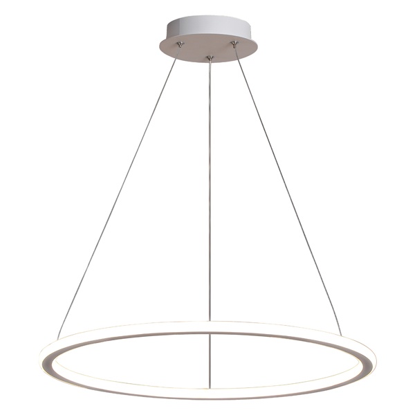 Подвесной светодиодный светильник Feron AL5808 60W 4000K IP20, белый D1200x500mm