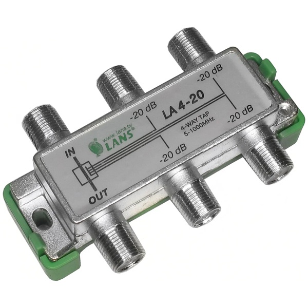 Ответвитель Lans 4 отвода 20.0 дБ