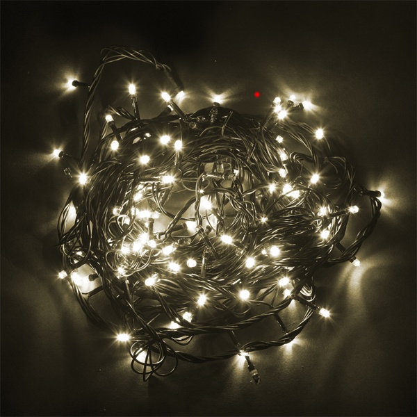 Светодиодная гирлянда Feron CL34 линейная 10 м +1.5м 230V 2700K IP65 c питанием от сети