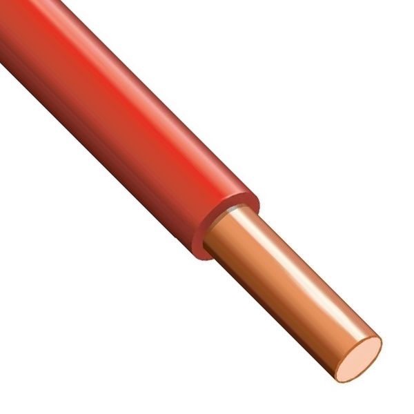 Провод установочный ККЗ ПуВнг(А)-LS 1х4 силовой медный (ПВ-1) красный ГОСТ 31947