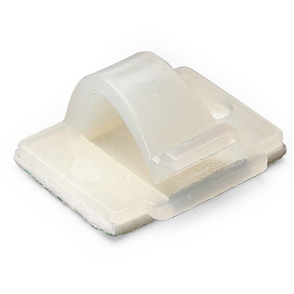 Площадка самоклеющаяся c клипсой под шлейф Rexant (ПКШ) 20х14 мм, упаковка 100 шт.