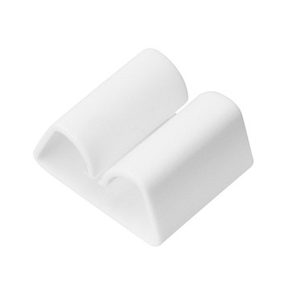 Площадка самоклеящаяся c клипсой 17х12 мм для крепления новогодней гирлянды (упаковка 10 шт.)