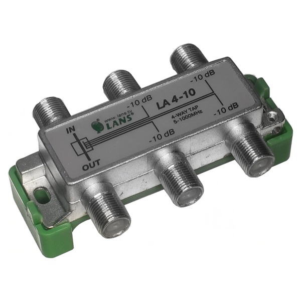Ответвитель Lans 4 отвода 10.0 дБ