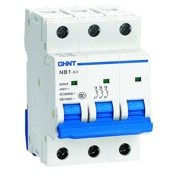 Автоматический выключатель Chint NB1-63 3P 32A 6кА х-ка C (DB) (R) (автомат электрический)