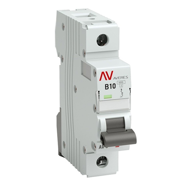 Выключатель автоматический EKF AVERES AV-6 10A (B) 1P однофазный 6kA