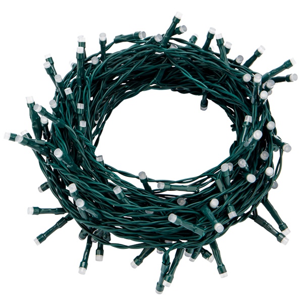 Гирлянда нить Neon-Night Твинкл Wi-Fi 18 м, темно-зеленый ПВХ, 120 LED, RGB, в линию не соединяется