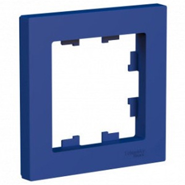 Рамка SE AtlasDesign 1 пост, аквамарин [уп 10 шт]