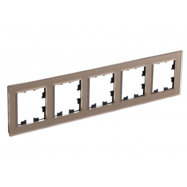 Рамка SE AtlasDesign Nature 5 постов, оргстекло шампань