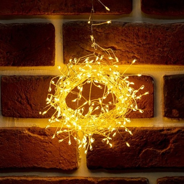 Гирлянда-роса Neon-Night Фейерверк 20+3м, 1000LED, 10Вт, теплый белый с трансформатором 220V IP44