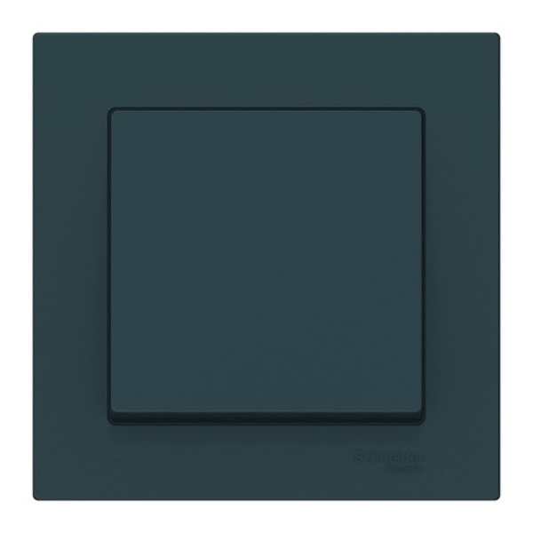 Одноклавишный выключатель SE AtlasDesign 10A в сборе, изумруд [уп 5 шт]