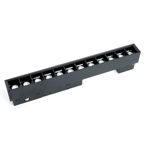 Светильник светодиодный трековый низковольтный Feron MGN300 12W 4000K 1080Lm 30 градусов, черный