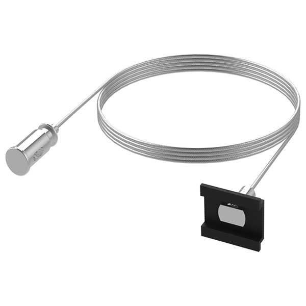 Соединитель для трековых светильников (комплект подвесов для шинопровода, 2шт), длина 150см, серебро