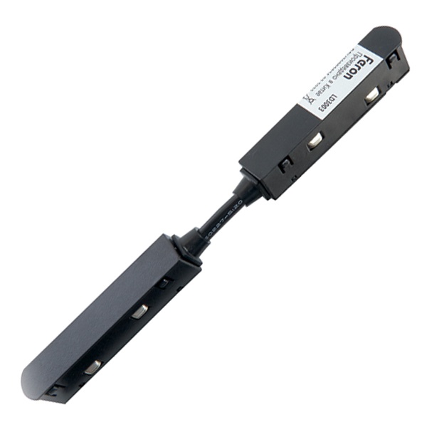 Соединитель-коннектор Feron LD3003 для низковольтного шинопровода, черный, прямой