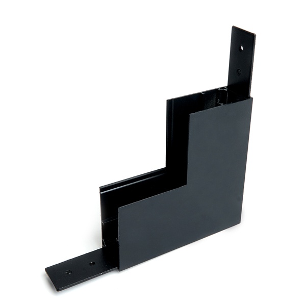 Соединитель внутренний для низковольтного накладного шинопровода Feron, черный, LD2002