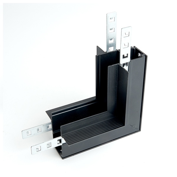 Соединитель внутренний для низковольтного встаиваемого шинопровода Feron, черный, LD2005