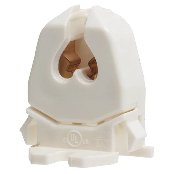 Патрон VS 09105 G5 двухпазовый на ножке для ламп T5