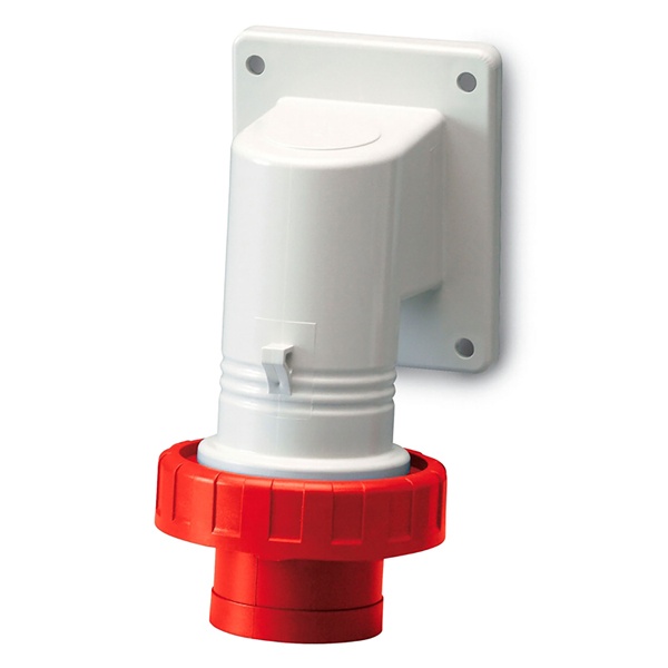 Вилка панельная с наклоном DKC 16А 3P+E 400В IP67