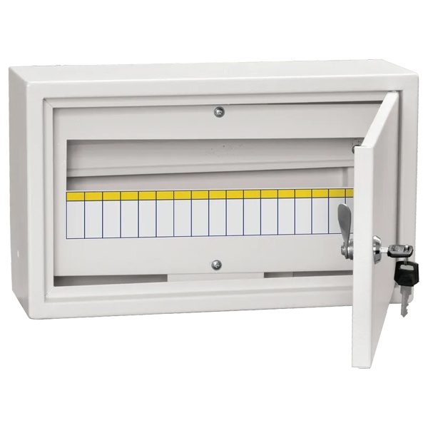 Щит металлический ИЭК TITAN 3 ЩРн-18з-1 18 модулей навесной 265х440х120 УХЛ3 IP31 белый