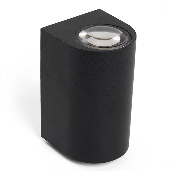 Светильник светодиодный уличный настенный Feron DH053 2x5W 4000K 230V 800Lm IP54 черный