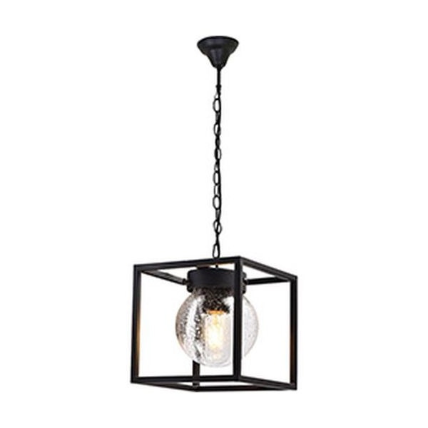 Светильник садово-парковый Прованс Feron PL705 60W E27 230V IP44 черный квадрат на цепочке