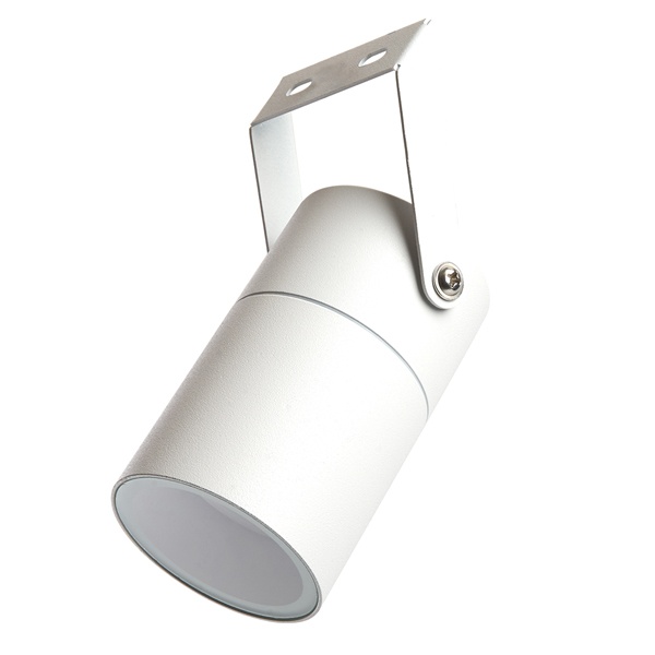 Светильник садово-парковый Бостон Feron DH1703 35W GU10 230V IP54 белый цилиндр на кронштейне