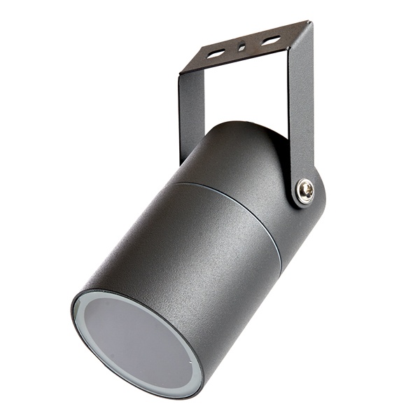 Светильник садово-парковый Бостон Feron DH1703 35W GU10 230V IP54 серый цилиндр на кронштейне