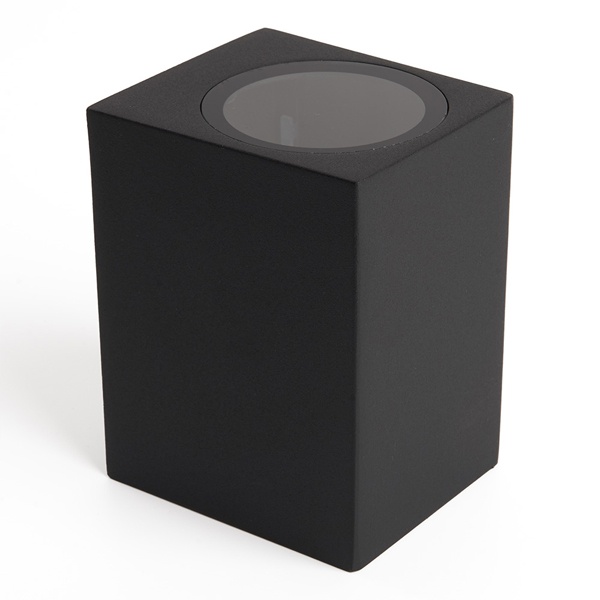 Светильник садово-парковый Бостон Feron DH050 35W GU10 230V IP65 черный прямоугольник на стену