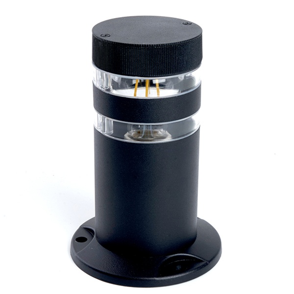 Светильник садово-парковый Сеул Feron DH0810 60W E27 230V IP54 черный столб