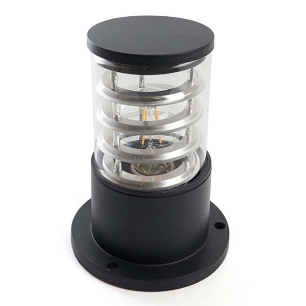 Светильник садово-парковый Сан-Франциско Feron DH0800 60W E27 230V IP54 черный цилиндр столб