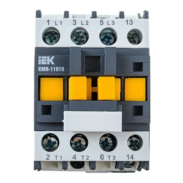 Контактор ИЭК КМИ-11810 18А 400В/АС3 1НО