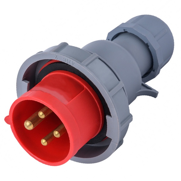 Вилка переносная DEKraft 014W 3Р+РЕ 16А 380В IP67 ВП-103