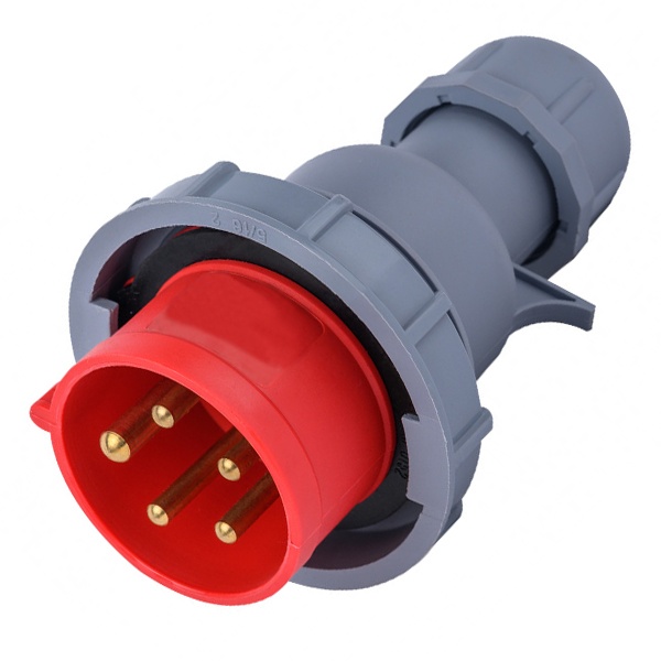 Вилка переносная DEKraft 015W 3Р+РЕ+N 16А 380В IP67 ВП-103