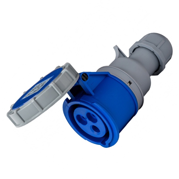 Розетка переносная DEKraft 213W 2Р+РЕ 16А 220В IP67 РП-103