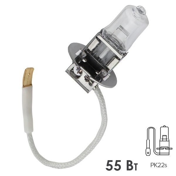 Автолампа Формула Света H3 12V 55W Pk22s